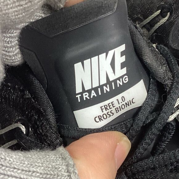 Nike Training Free 1.0 Cross Bionic Women's Sz 8 Black Lightweight 641530-001 - Picture 5 of 11